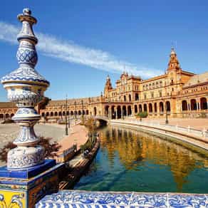 Plaza de Espana in Andalucia